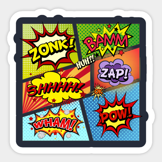 Comic book stickers 2025
